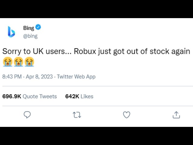 Robux Update] Saw on Twitter that Robux will be Back in Stock Soon : r/ MicrosoftRewards