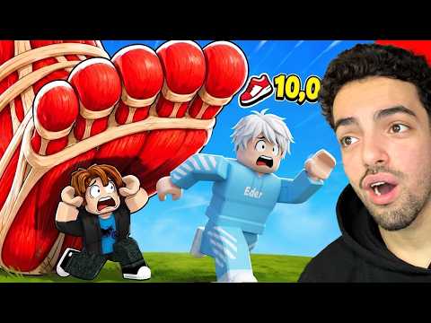 Roblox: A Giant is Trying to Kill Me and I Escaped🔥😱Speed vs Giant