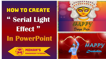 How to Create Serial Light Effect in PowerPoint