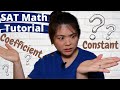 Funky SAT Math Questions | Constant or Coefficient of a Quadratic Equation
