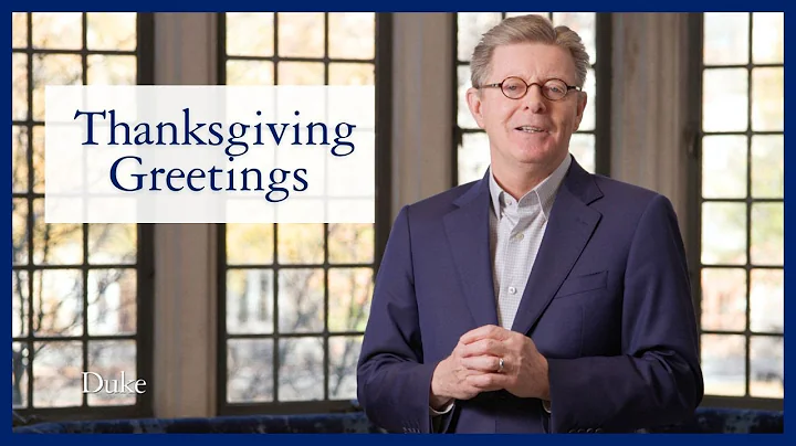 Thanksgiving Greetings from President Price