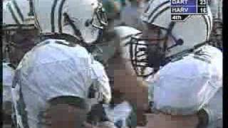 One-Handed Catch, Dartmouth vs Harvard, 11-3-2003