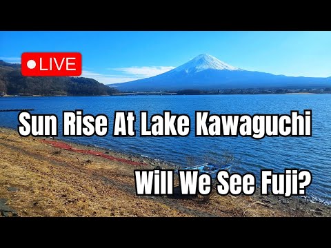 Sunrise at Lake Kawaguchi, Japan - Will We See Mount Fuji?