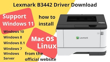 Lexmark B3442 Driver Download and Setup Windows 11 Windows 10, Mac 13, Mac 12