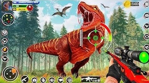 Wild Dino Hunting: Game 3D Dinosaur Games - Android Gameplay