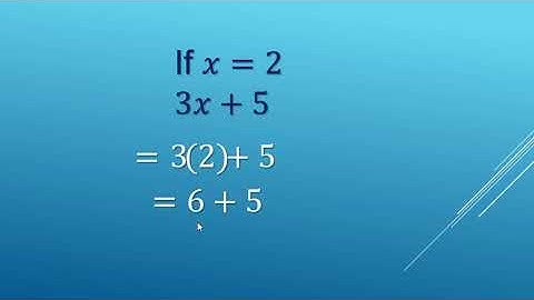 evaluate linear expression