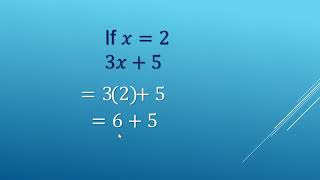 evaluate linear expression