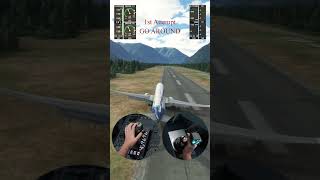 Heavy Cross Wind & Turbulance  Go Around | Alaska Northway Airport  Flight Simulator 2024