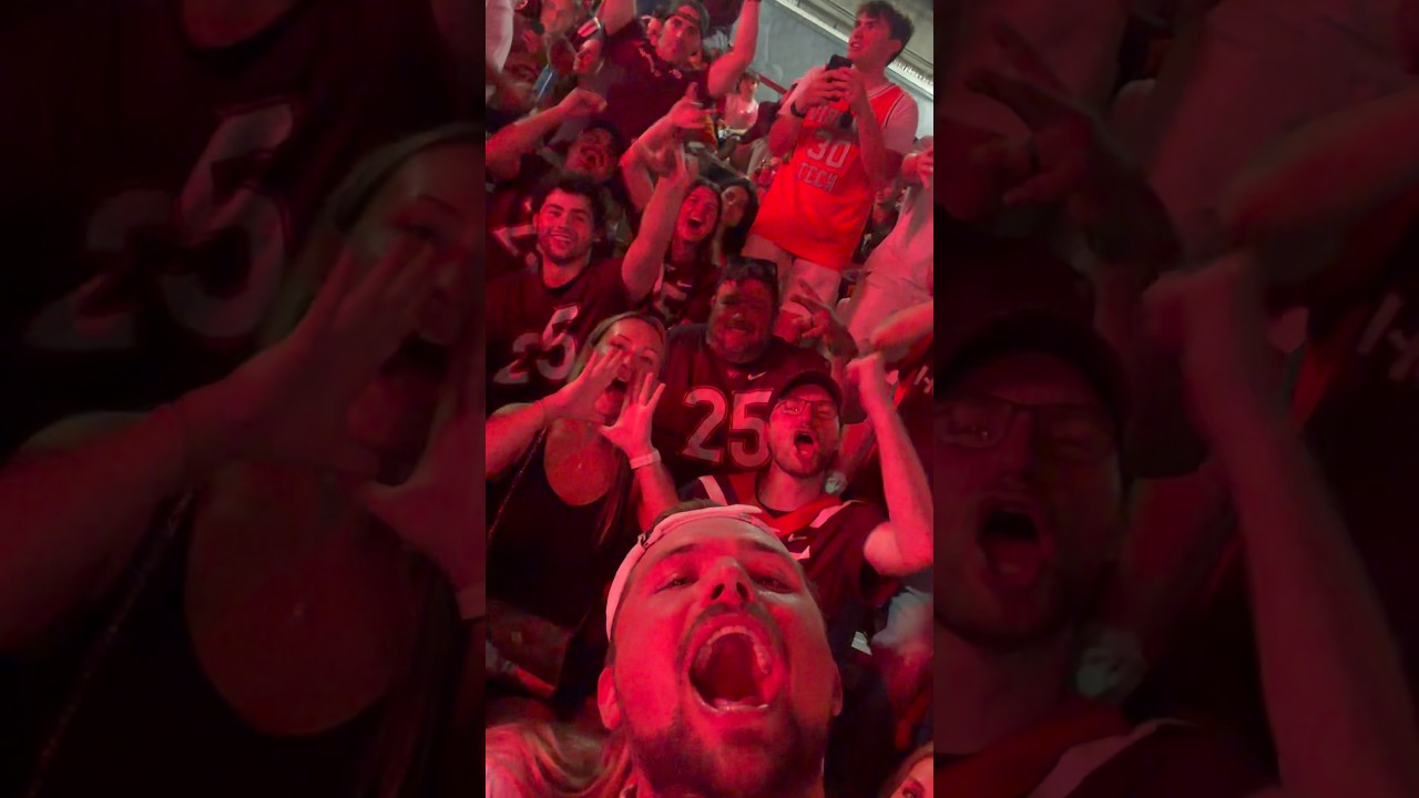 Maryland Light Show as Hokies ROLL