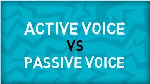 Active Voice vs Passive Voice | Advance Grammar