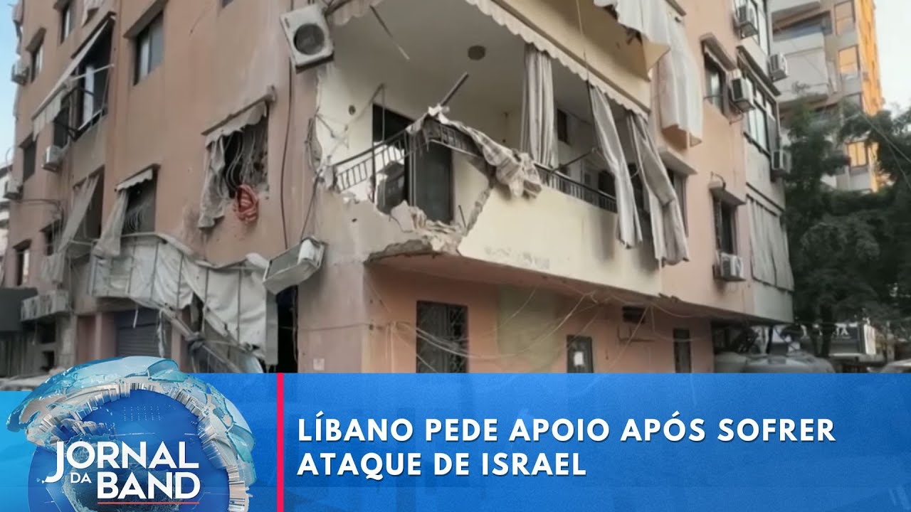 Líbano pede apoio após ataque de Israel