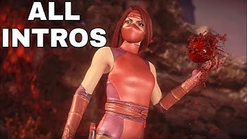 MORTAL KOMBAT 11 All  Characters Mirror Intro Dialogues MK11