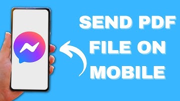 How To Send PDF File In Messenger App | Send Files On Facebook Messenger