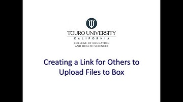 TUC CEHS: How to Create a Request File Link in Box