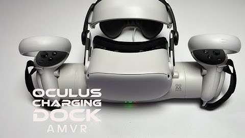 Charging dock for Oculus Quest 2 with controller batteries