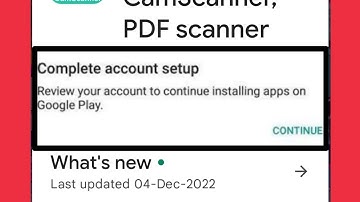 Play Store Fix Complete account setup Review your account to continue installing apps on Problem