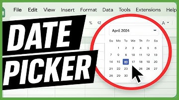 How To Add A Calendar Date Picker In Google Sheets