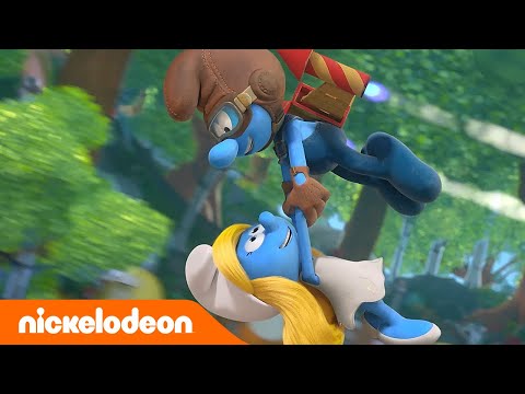 Les Schtroumpfs | Schtroumpf Costaud a un coup de foudre ! | Nickelodeon France