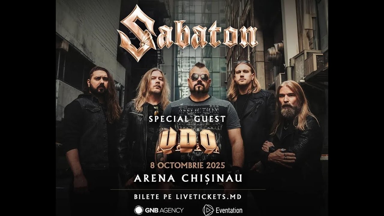 SABATON (Live @ Chisinau Arena, MD, 08.10.2025) 15 SONGS