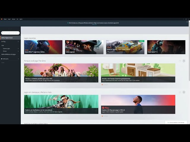 Encontre jogos que faltam na Biblioteca do Origin