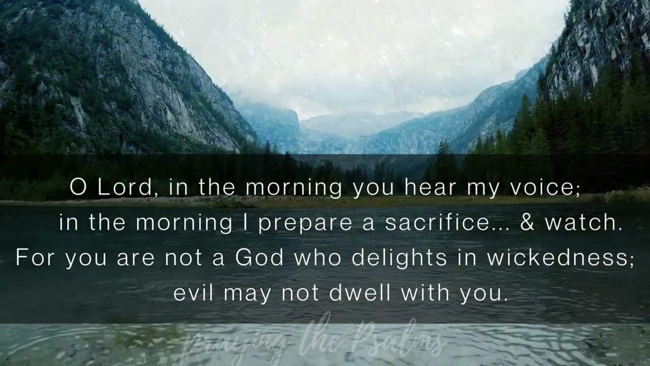 Praying Using Scripture: Psalm 5