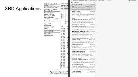 MSE585 F20 Lecture 14 Module 1 - XRD Applications