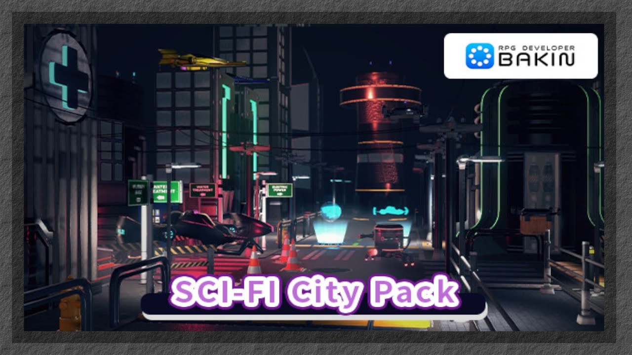 SCI-FI CITY PACK - RPG Developer Bakin