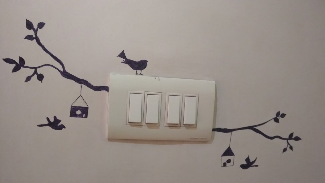 3 simple and easy switchboard painting ideas YouTube