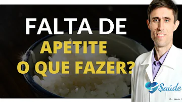 O que pode ser a falta de apetite?