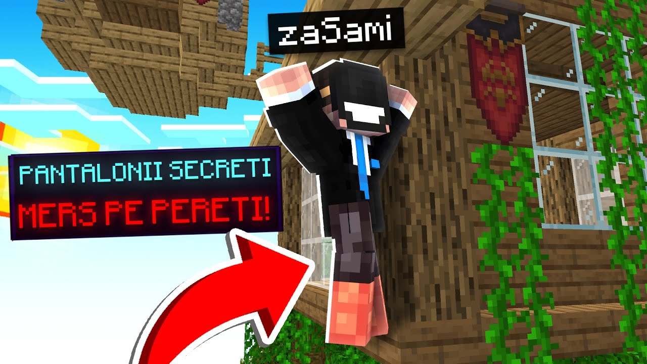 PANTALONII SECRETI pe NEWCRAFT (MA URC PE PERETI cu EI)