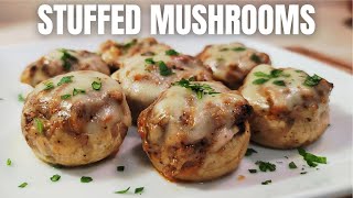 How to make FLAVORFUL Stuffed Mushrooms! | Recipe