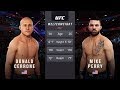 Donald Cerrone vs. Mike Perry (EA Sports UFC 3) - CPU vs. CPU - Crazy UFC 👊🤪