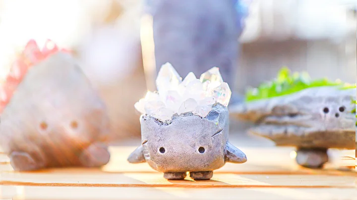 I Sculpted Crystal Rock Friends To Boost Serotonin l Polymer Clay Art