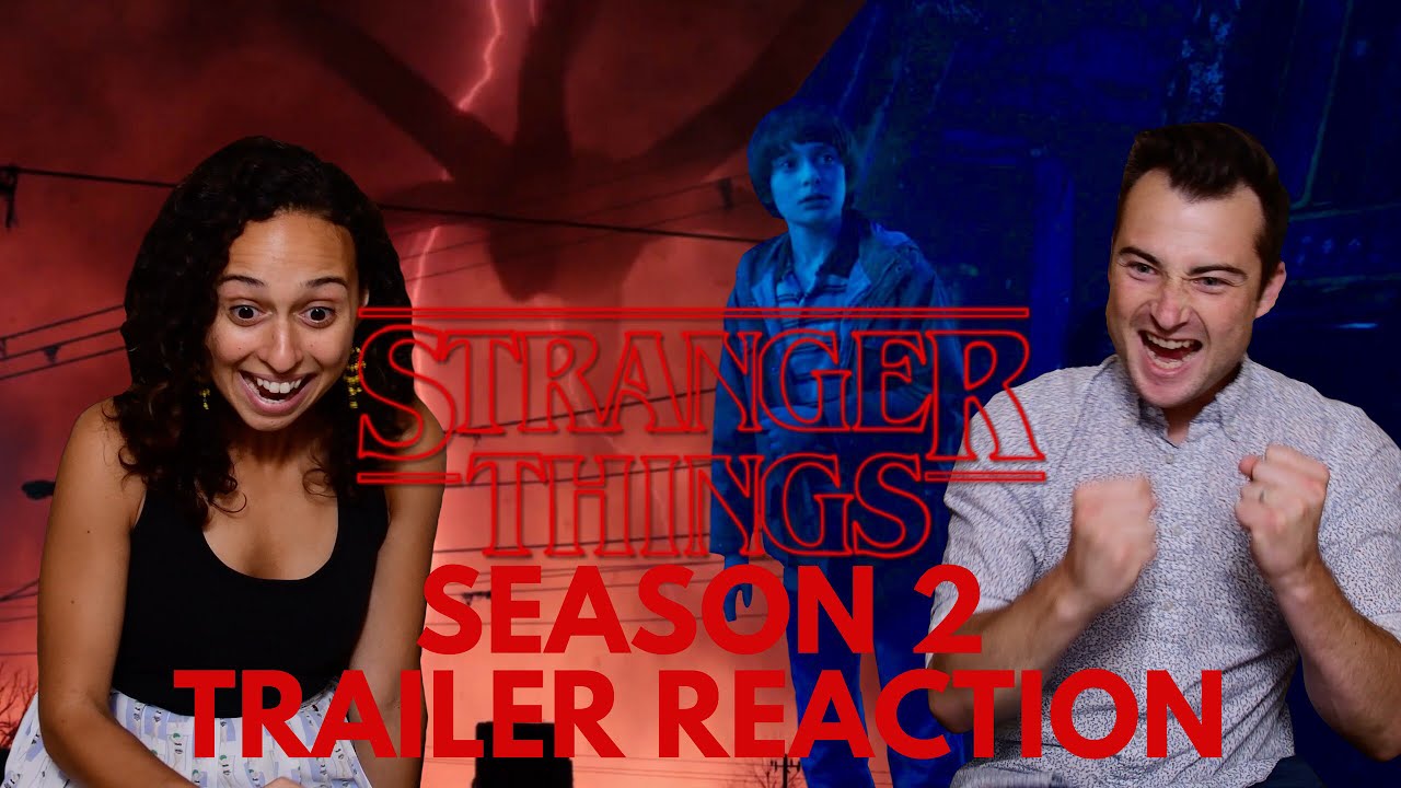 Stranger Things Season 2 Comic Con Trailer Reactions Youtube