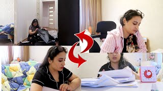 30 محاضرة و 4 إمتحانات في 30 دق!!|كيف تتخلص من التراكمات الدراسية بعد خمول دراسي و إنسحاب من الحياة