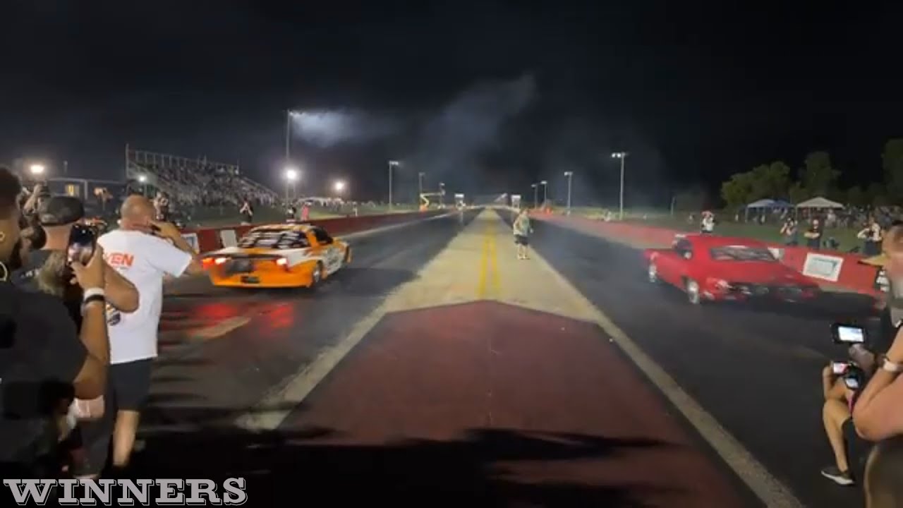 Street Outlaws 2023 No prep Kings Outlaw Armageddon 8 Winners Big tire vs Small tire. YouTube