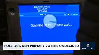 34% of voters undecided