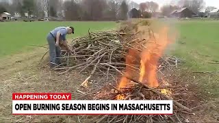 Open burning season begins in Massachusetts