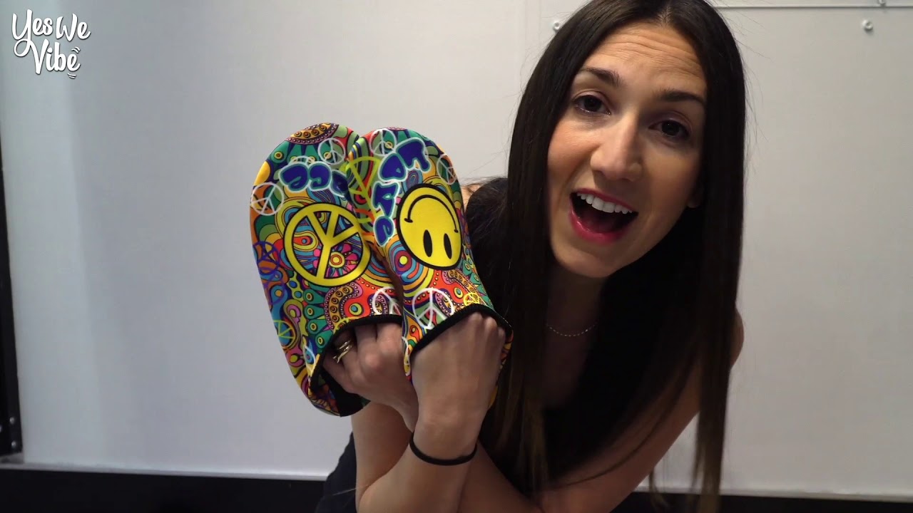 yes we vibe aqua shoes