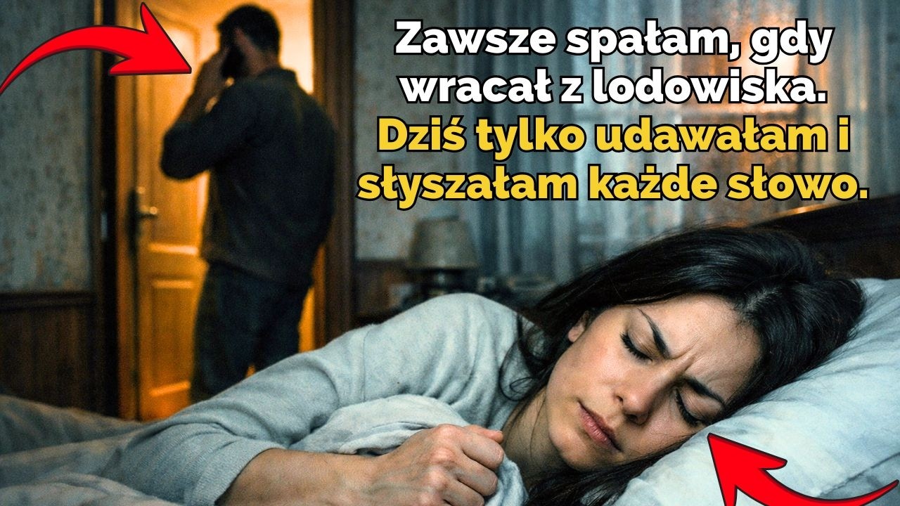 Zawsze spałam, gdy wracał z lodowiska. Dziś tylko udawałam i słyszałam każde słowo.