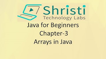 Java for Beginners Chapter-3 Arrays in Java