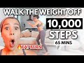 10000 Step FAST Walking Workout | 1 Hour Fat Burning Endurance