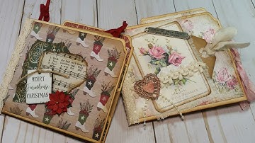 (Part 2) File Folder Mini Journal / Booklet Tutorial
