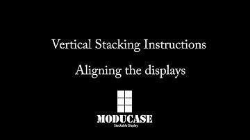 Moducase Display units Vertical stacking
