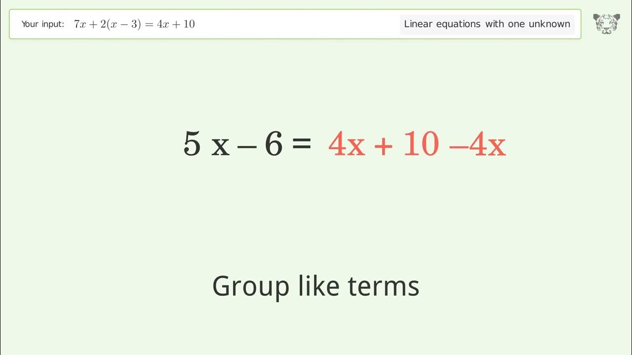 linear-equation-with-one-unknown-solve-7x-2-x-3-4x-10-step-by-step