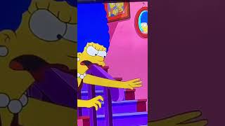 Marge Simpson Attempts To choke Lisa Simpson and slams the door #simpsons