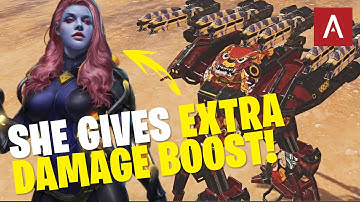 War Robots Gameplay: Behemoth Hornet With NEW Special Pilot Medea Nerium +15% Damage! WR