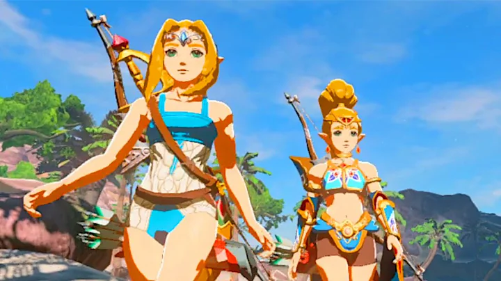 Zelda and Her TWIN go to the BEACH at Eventide Island - DayDayNews