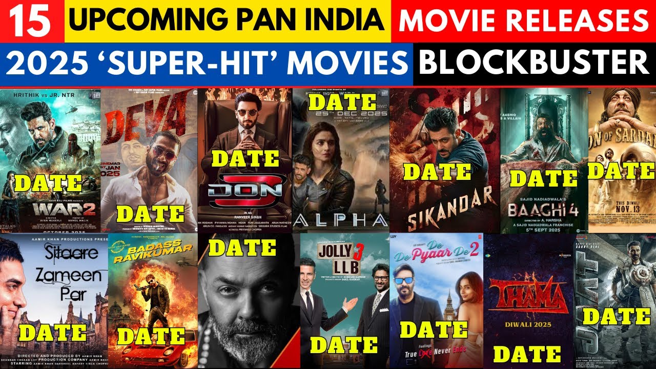 Surprise New Release Movies 2025 I TOP 25 PAN India Release 2025 ...