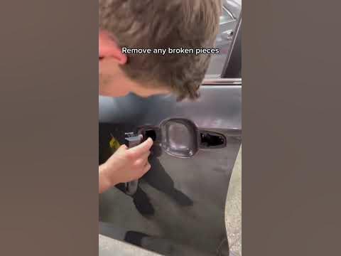 How to replace a door handle on a Toyota. - YouTube
